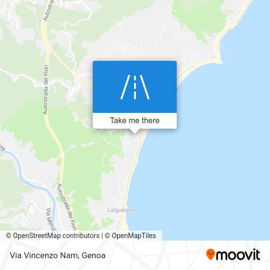 Via Vincenzo Nam map