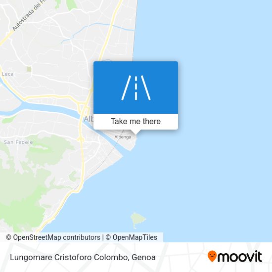 Lungomare Cristoforo Colombo map
