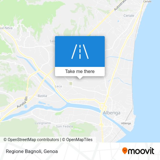 Regione Bagnoli map