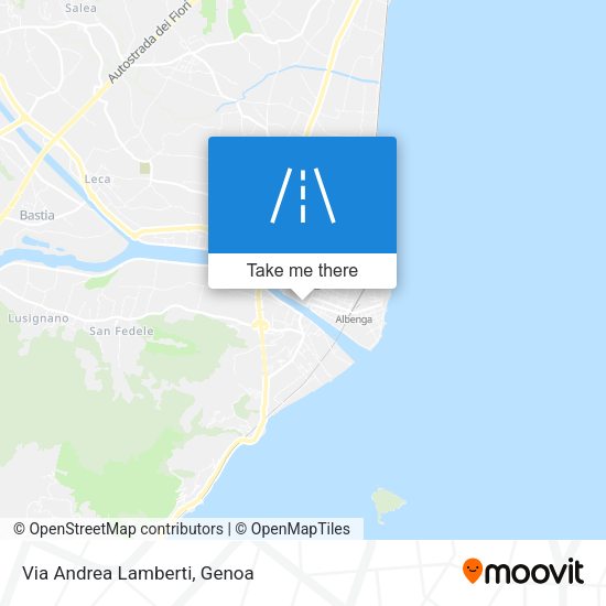 Via Andrea Lamberti map