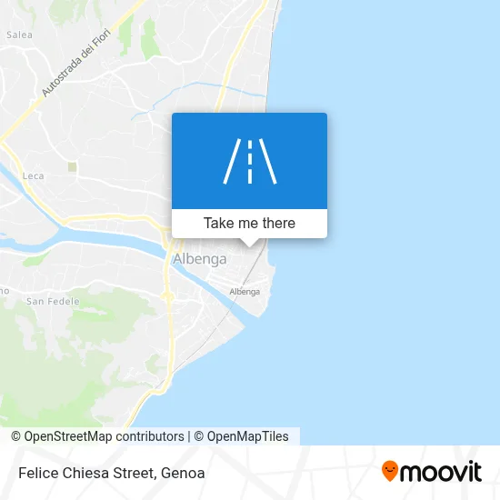 Felice Chiesa Street map
