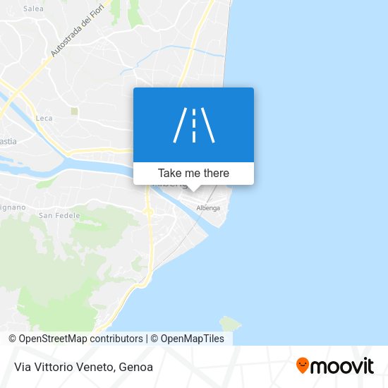 Via Vittorio Veneto map