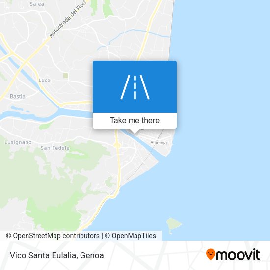 Vico Santa Eulalia map