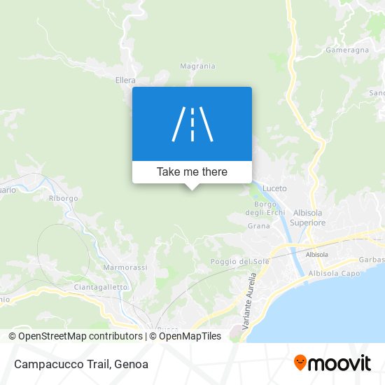 Campacucco Trail map