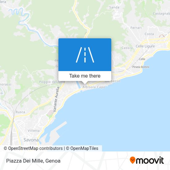 Piazza Dei Mille map