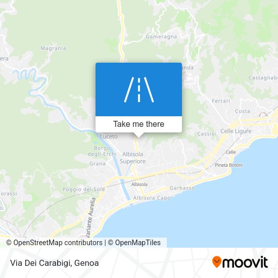 Via Dei Carabigi map