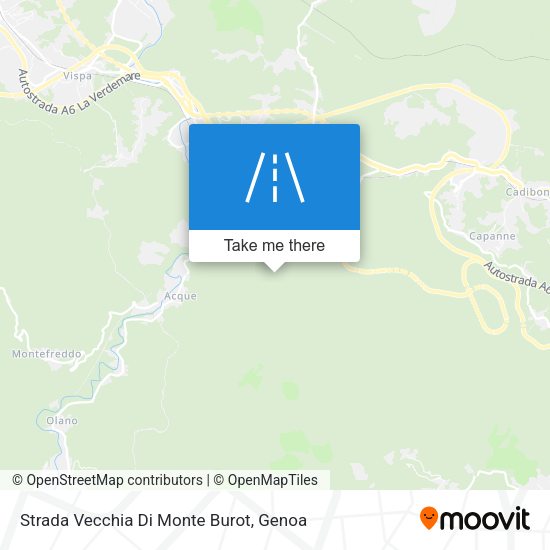 Strada Vecchia Di Monte Burot map