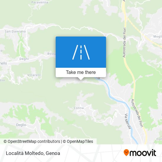 Località Moltedo map