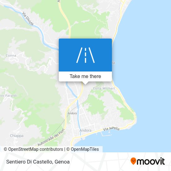 Sentiero Di Castello map