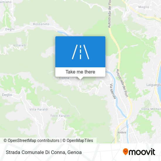 Strada Comunale Di Conna map