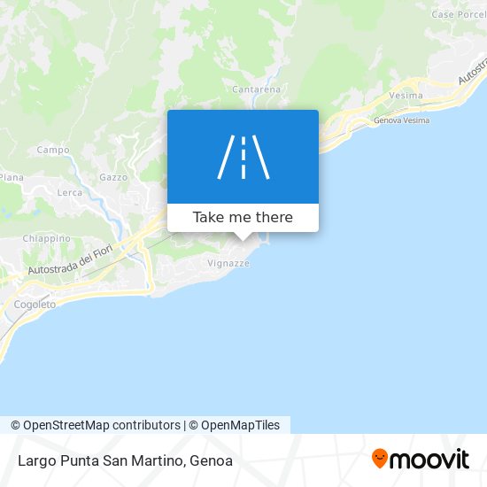 Largo Punta San Martino map