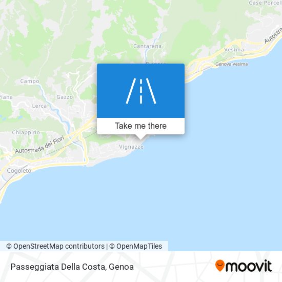 Passeggiata Della Costa map