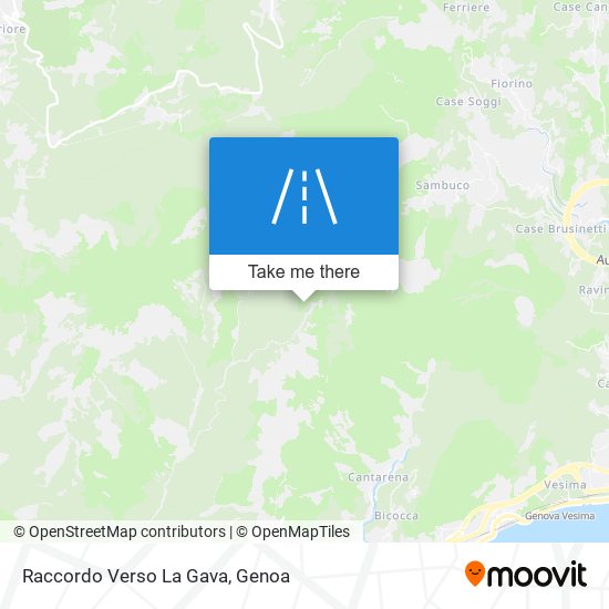 Raccordo Verso La Gava map