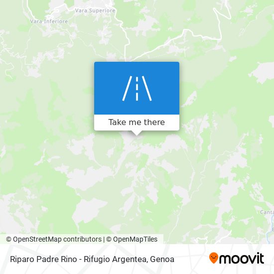 Riparo Padre Rino - Rifugio Argentea map