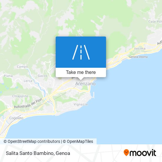 Salita Santo Bambino map