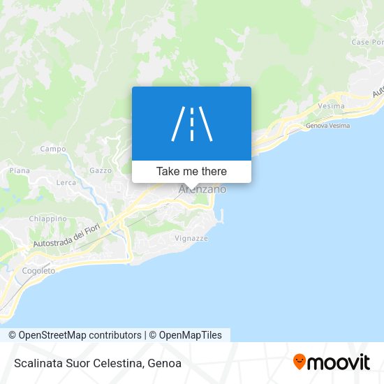 Scalinata Suor Celestina map