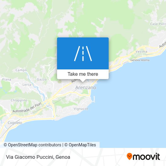 Via Giacomo Puccini map