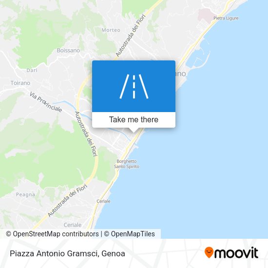 Piazza Antonio Gramsci map