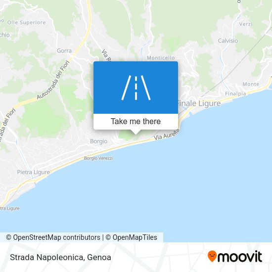 Strada Napoleonica map