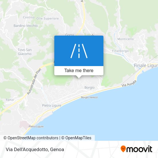 Via Dell'Acquedotto map