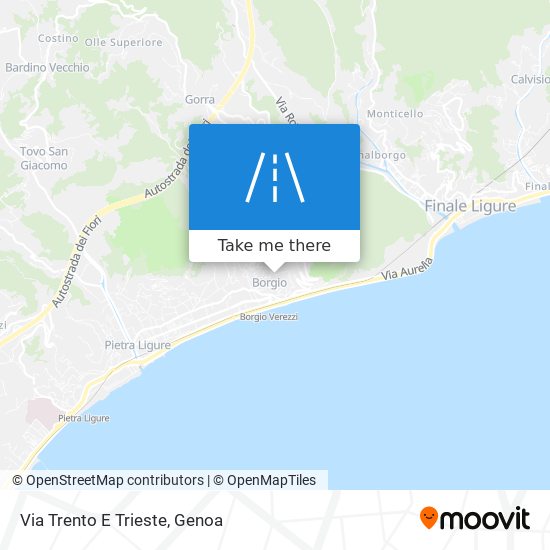 Via Trento E Trieste map