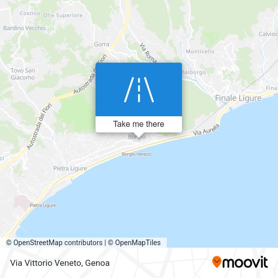 Via Vittorio Veneto map