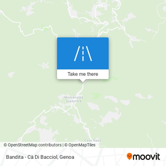 Bandita - Cà Di Bacciol map