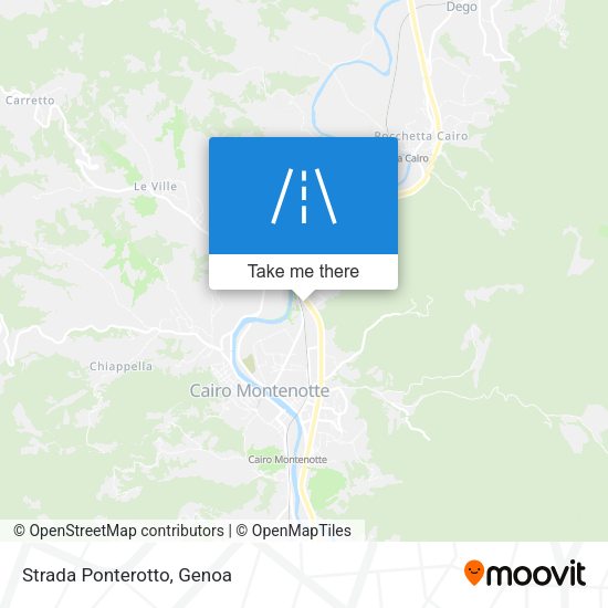 Strada Ponterotto map