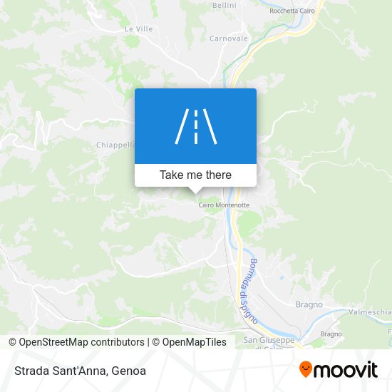 Strada Sant'Anna map