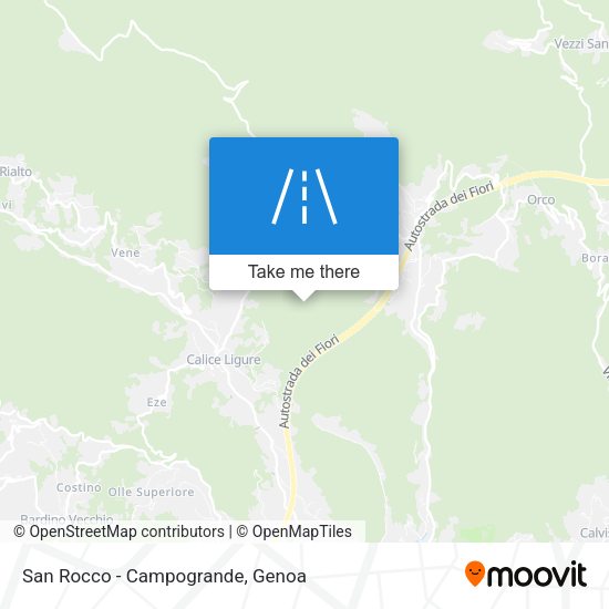 San Rocco - Campogrande map
