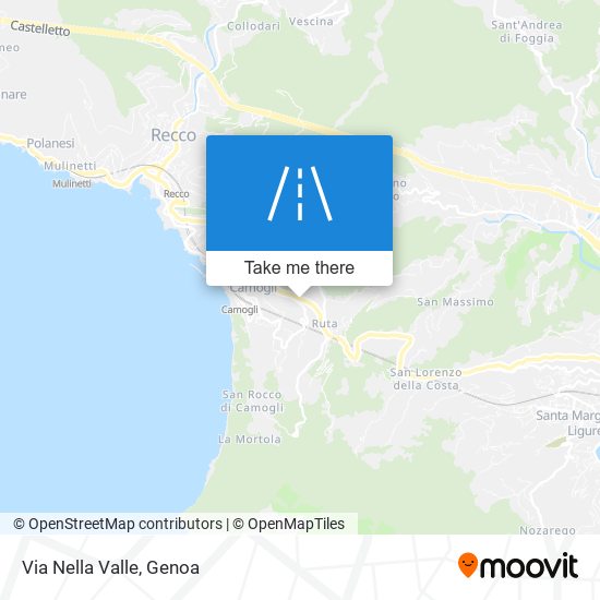 Via Nella Valle map