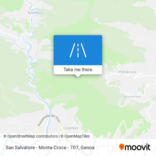 San Salvatore - Monte Croce - 707 map