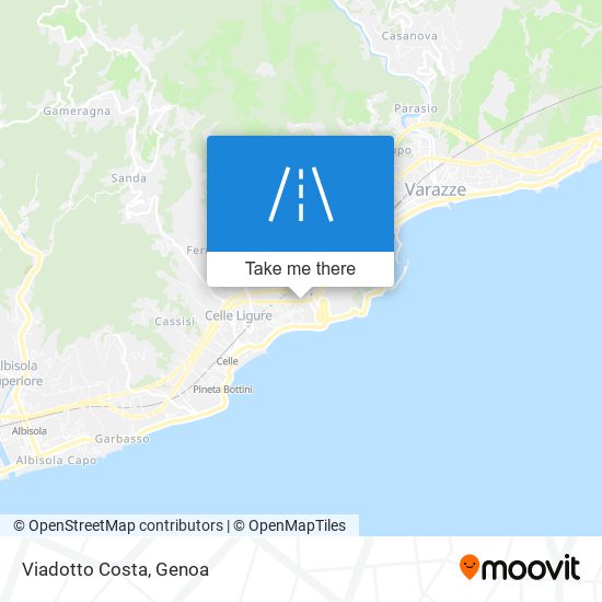 Viadotto Costa map