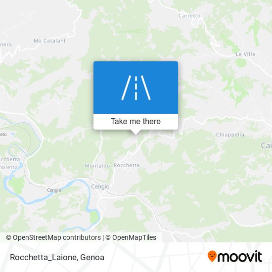 Rocchetta_Laione map