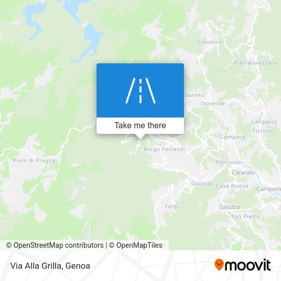 Via Alla Grilla map