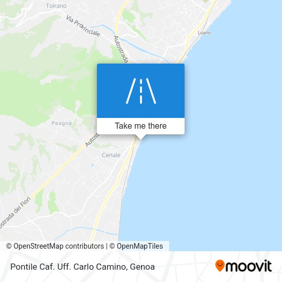 Pontile Caf. Uff. Carlo Camino map