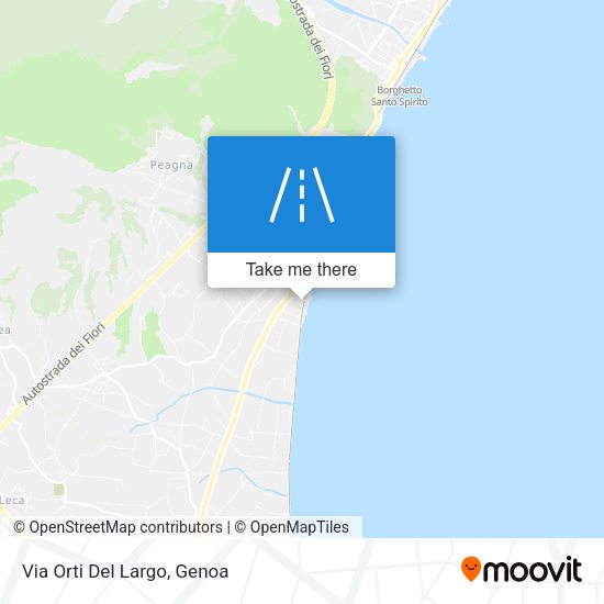 Via Orti Del Largo map
