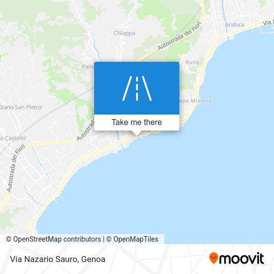 Via Nazario Sauro map