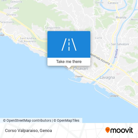 Corso Valparaiso map