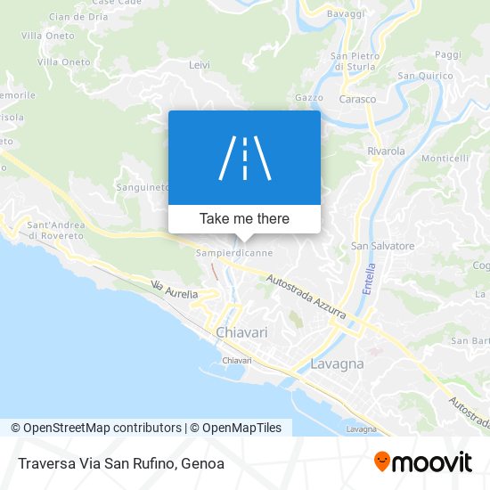 Traversa Via San Rufino map