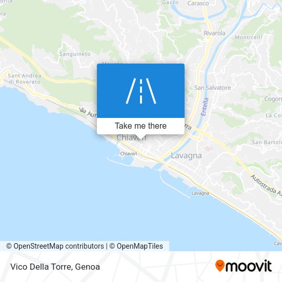 Vico Della Torre map