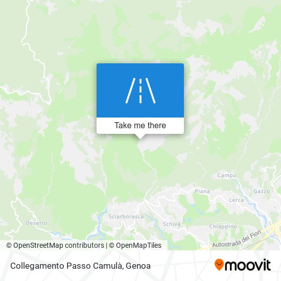 Collegamento Passo Camulà map