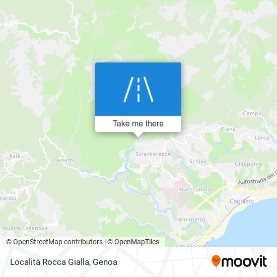 Località Rocca Gialla map