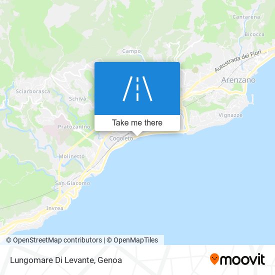 Lungomare Di Levante map