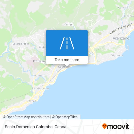 Scalo Domenico Colombo map