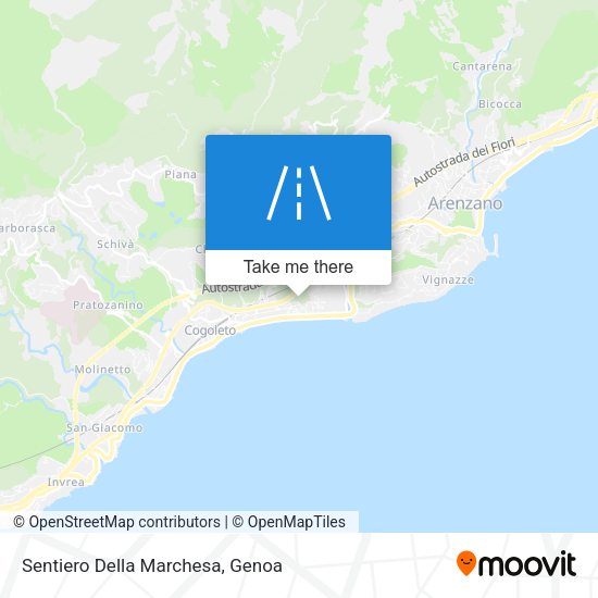 Sentiero Della Marchesa map