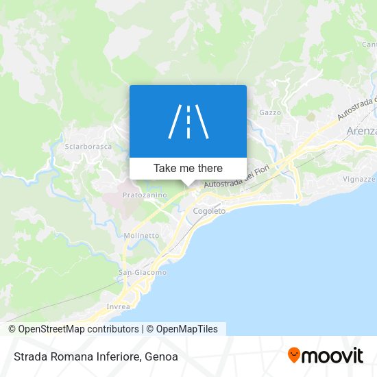 Strada Romana Inferiore map