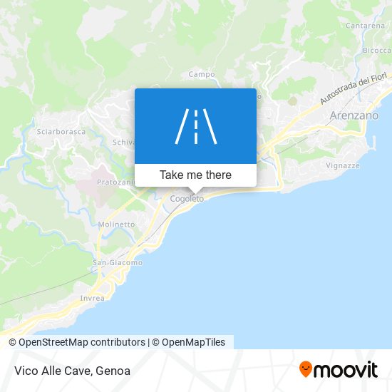 Vico Alle Cave map