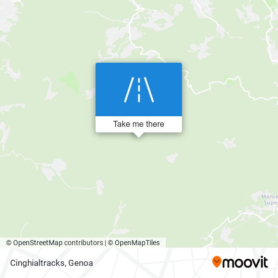 Cinghialtracks map