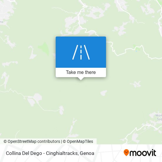 Collina Del Dego - Cinghialtracks map